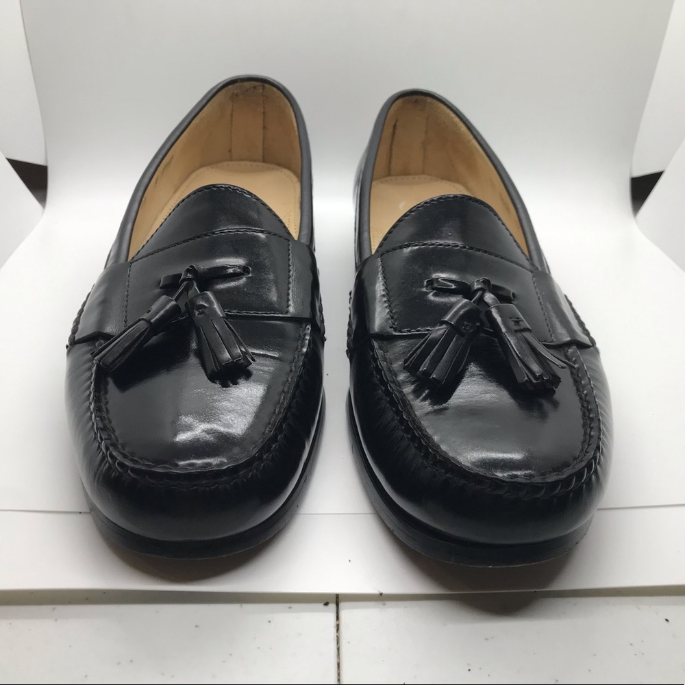 Cole Haan Black Leather Loafers